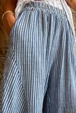 Sundaze Cheesecloth Chalk Stripe Classic Barrel Pant Denim